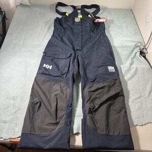 NWT Helly Hansen Pier 3.0 Bib Overalls Women XL Sailors Fishing Baggy Loose Work